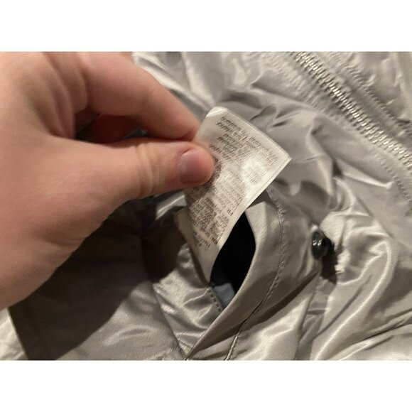 80s Alpha Industries MA-1 Intermediate Flyer Man’s Reversible Grey Bomber Jacket - Picture 5 of 9